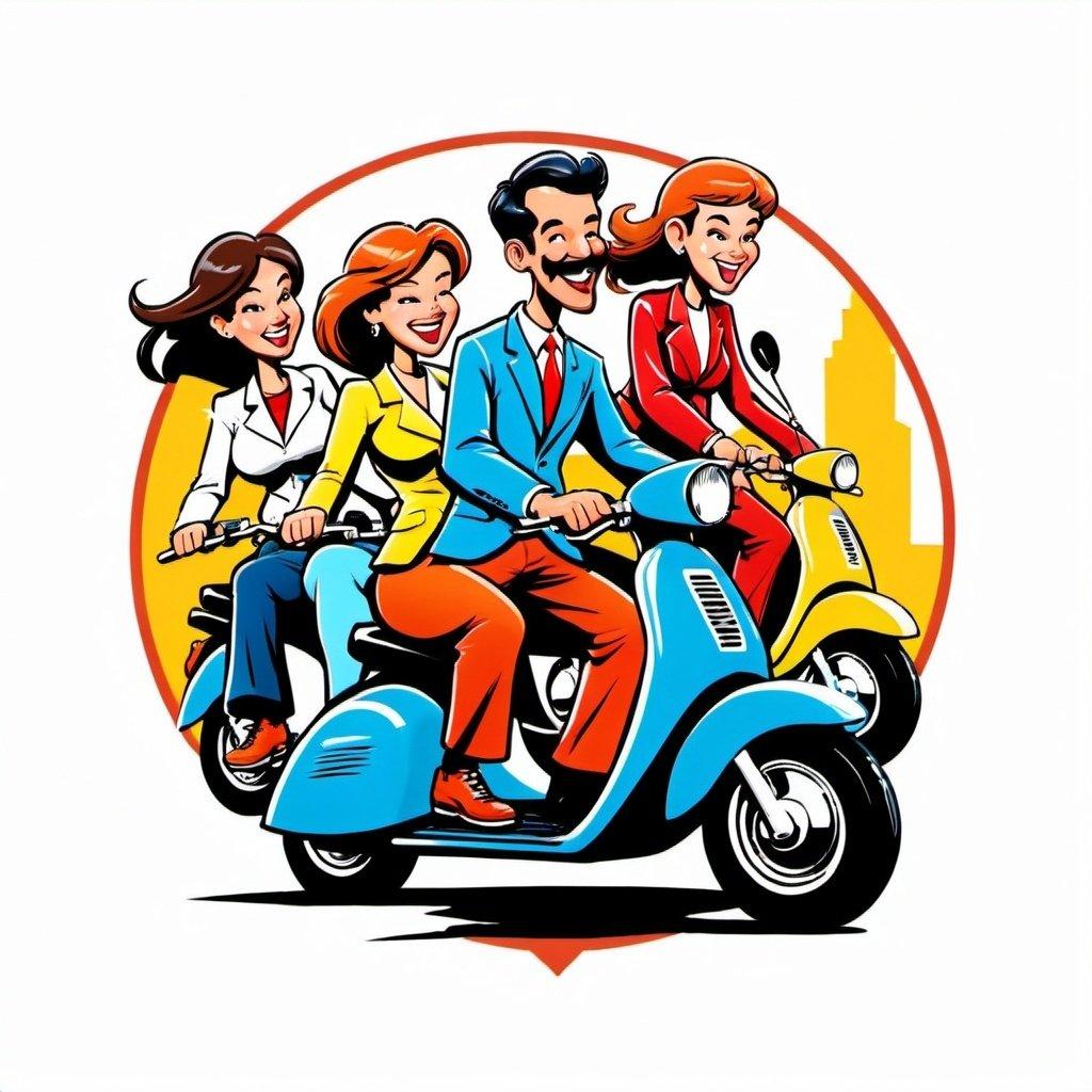 West Laurel Scooter Club logo